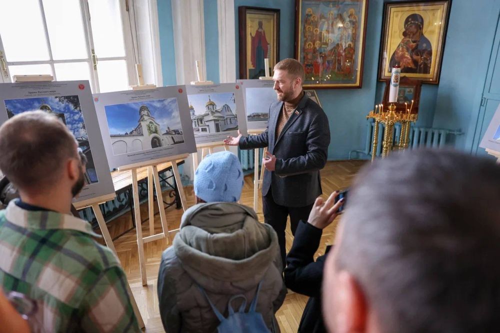 Александр Малькевич: В Андреевском соборе Санкт-Петербурга открылась выставка «Храмы Русского мира. Святой лик Донбасса и Новороссии» Александр Малькевич: В Андреевском соборе Санкт-Петербурга открылась выставка «Храмы Русского мира. Святой лик Донбасса и Новороссии»