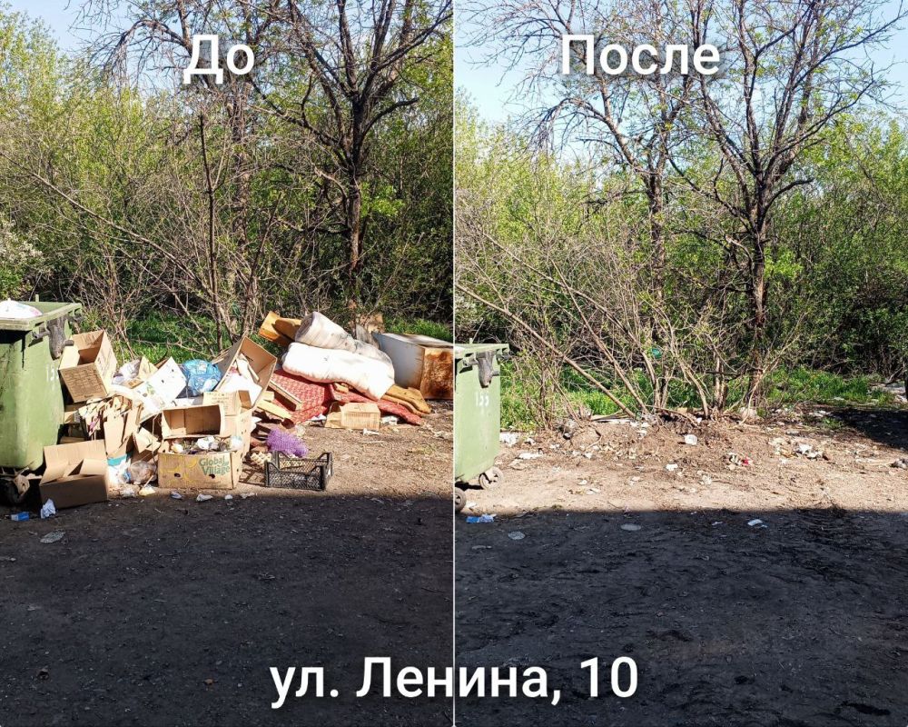 В Снежном продолжаются работы по вывозу мусора В Снежном продолжаются работы по вывозу мусора