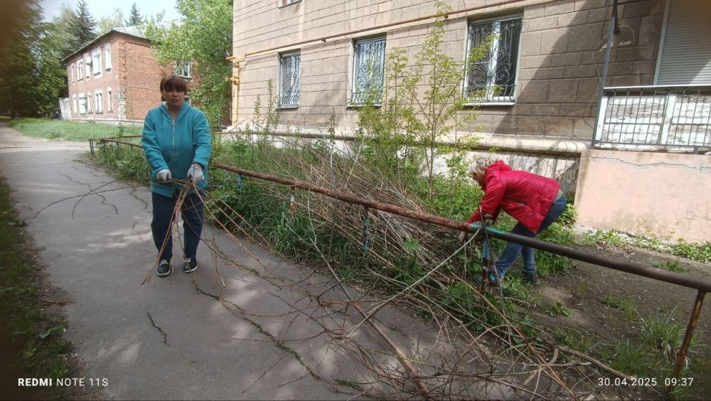 В Кировском внутригородском районе продолжаются работы в рамках двухмесячника по благоустройству В Кировском внутригородском районе продолжаются работы в рамках двухмесячника по благоустройству