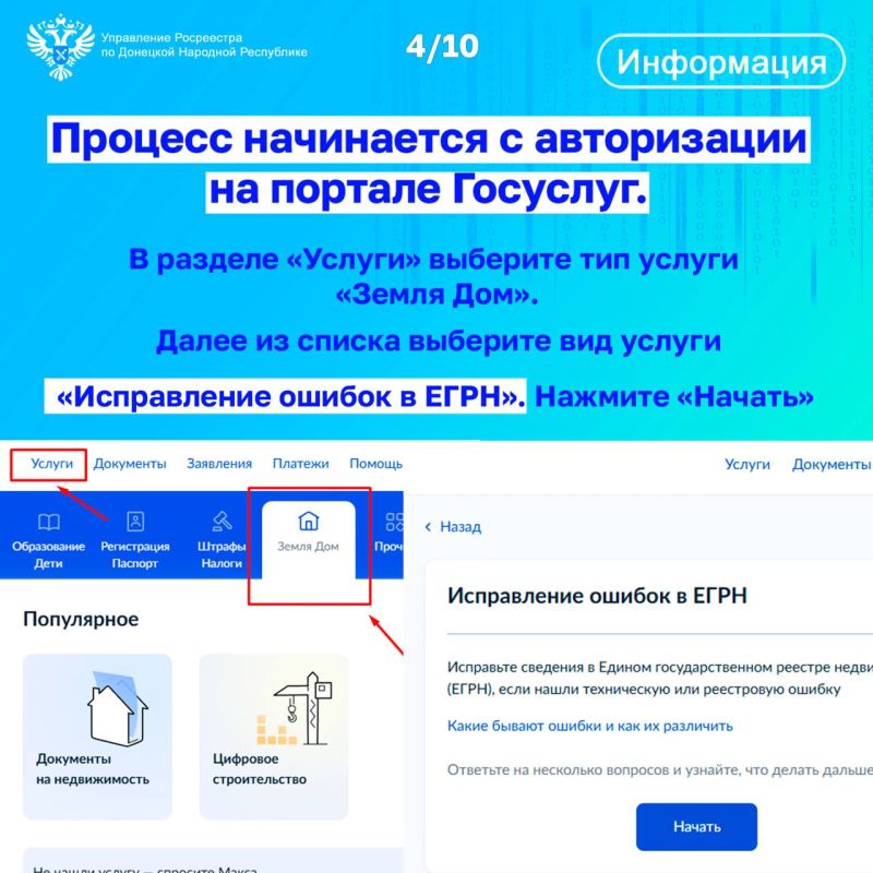 Простота и эффективность исправлений в ЕГРН с помощью Госуслуг Простота и эффективность исправлений в ЕГРН с помощью Госуслуг