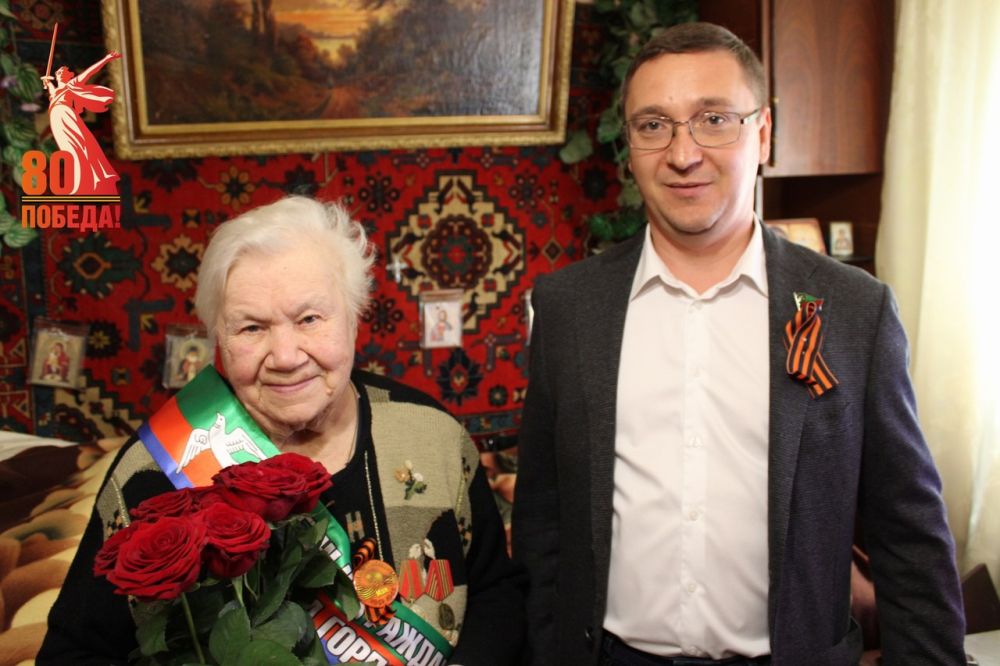 Роман Конев: Во вторник, 6 мая 2025 года, в преддверии 80-летнего юбилея Великой Победы, звания Почётный гражданин города Горловки была удостоена ветеран Великой Отечественной войны Таисия Федотовна Белорусс Роман Конев: Во вторник, 6 мая 2025 года, в преддверии 80-летнего юбилея Великой Победы, звания Почётный гражданин города Горловки была удостоена ветеран Великой Отечественной войны Таисия Федотовна Белорусс