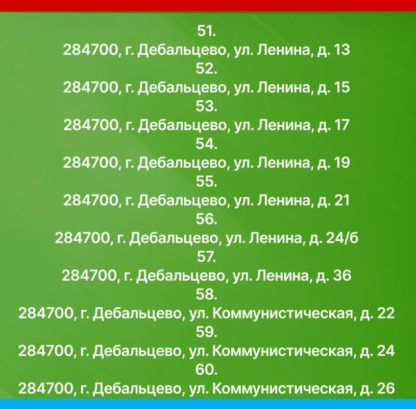 Перечень заглубленных помещений подземного пространства для укрытия населения, расположенных на территории города Дебальцево Перечень заглубленных помещений подземного пространства для укрытия населения, расположенных на территории города Дебальцево