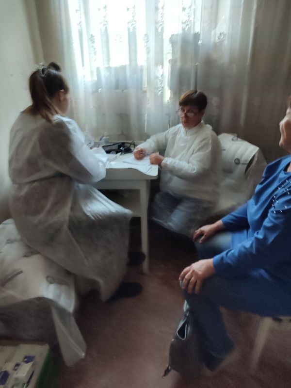 Наталья Великодная: Врачи Тельмановской центральной районной больницы осуществили выезд в с.Берёзовое и с.Степное Наталья Великодная: Врачи Тельмановской центральной районной больницы осуществили выезд в с.Берёзовое и с.Степное