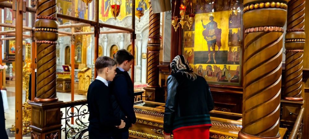 С целью реализации федерального проекта «Мир возможностей» и Всероссийской акции «История России в Великих святых» учащиеся 8-А класса ГБОУ "СШ № 7 Г.О. МАКЕЕВКА" посетили место захоронения святого Преподобного Ильи... С целью реализации федерального проекта «Мир возможностей» и Всероссийской акции «История России в Великих святых» учащиеся 8-А класса ГБОУ "СШ № 7 Г.О. МАКЕЕВКА" посетили место захоронения святого Преподобного Ильи...
