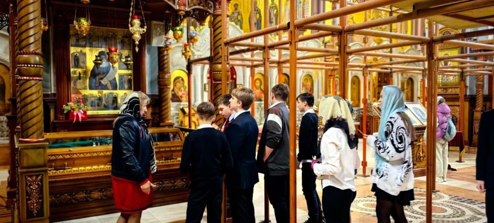 С целью реализации федерального проекта «Мир возможностей» и Всероссийской акции «История России в Великих святых» учащиеся 8-А класса ГБОУ "СШ № 7 Г.О. МАКЕЕВКА" посетили место захоронения святого Преподобного Ильи... С целью реализации федерального проекта «Мир возможностей» и Всероссийской акции «История России в Великих святых» учащиеся 8-А класса ГБОУ "СШ № 7 Г.О. МАКЕЕВКА" посетили место захоронения святого Преподобного Ильи...