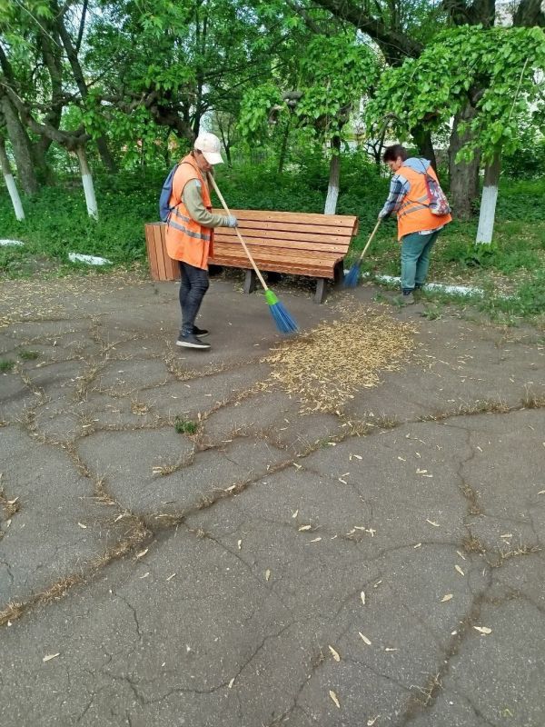 Коммунальщики Снежного продолжают благоустраивать территории общего пользования Коммунальщики Снежного продолжают благоустраивать территории общего пользования