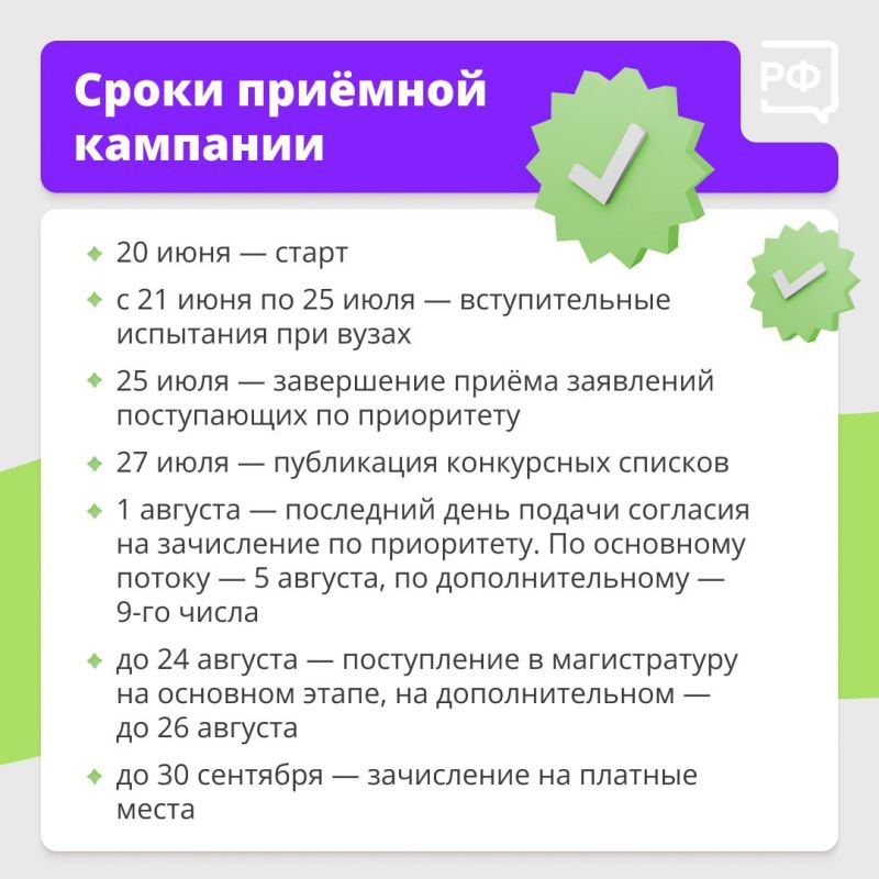 20 июня начнется приемная кампания в вузы 20 июня начнется приемная кампания в вузы