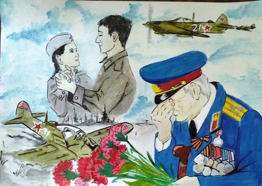 Юные художники Снежного почтили память героев Великой Отечественной войны Юные художники Снежного почтили память героев Великой Отечественной войны
