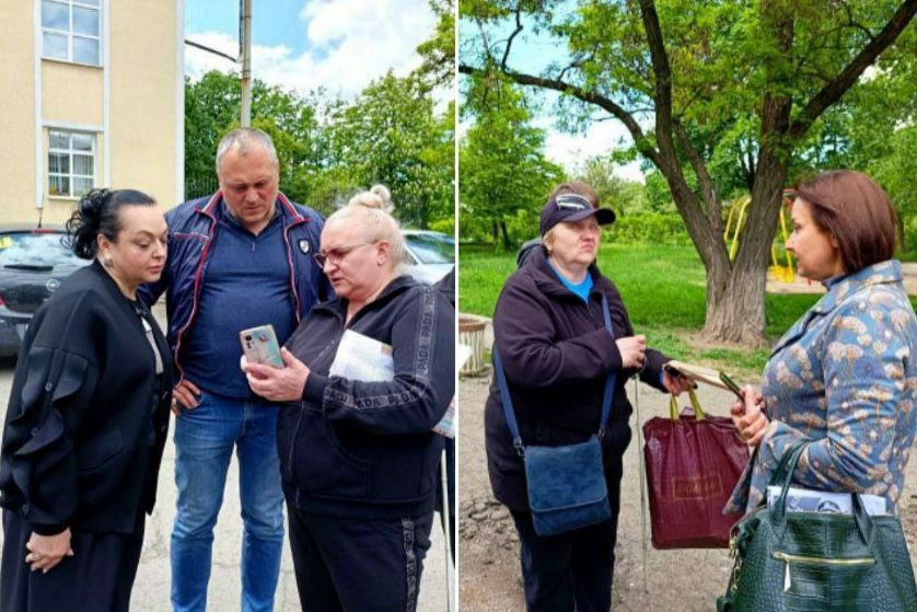 ВСТРЕЧИ ВО ДВОРАХ. Депутаты Донецкого городского совета Михаил Рыбаков, Виктория Хощенко, Эдуард Либерман, Константин Перков, Татьяна Жукова, Александр Герасименко, Ирина Бениаминова, Андрей Середа, Лилия Ошурко, Константин... ВСТРЕЧИ ВО ДВОРАХ. Депутаты Донецкого городского совета Михаил Рыбаков, Виктория Хощенко, Эдуард Либерман, Константин Перков, Татьяна Жукова, Александр Герасименко, Ирина Бениаминова, Андрей Середа, Лилия Ошурко, Константин...