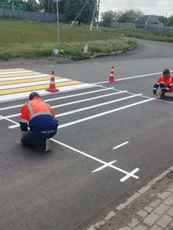 Более 5,3 тыс. кв.м дорожной разметки нанесли на дорогах общего пользования за минувшую неделю Более 5,3 тыс. кв.м дорожной разметки нанесли на дорогах общего пользования за минувшую неделю