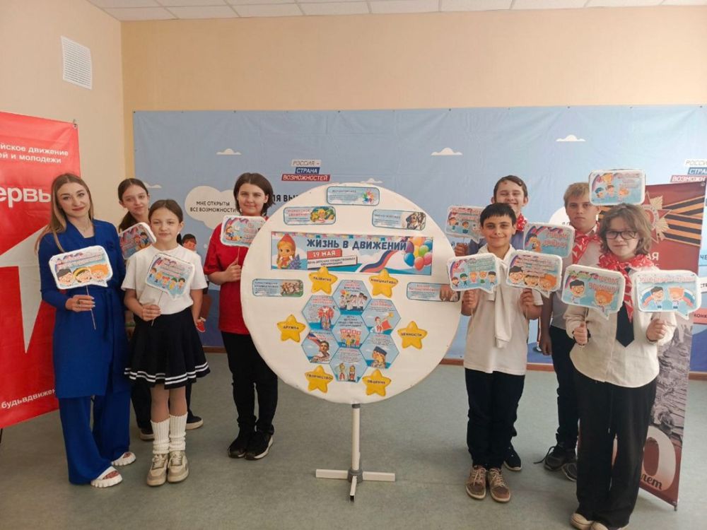 В Снежном прошли тематические мероприятия ко Дню детских организаций В Снежном прошли тематические мероприятия ко Дню детских организаций