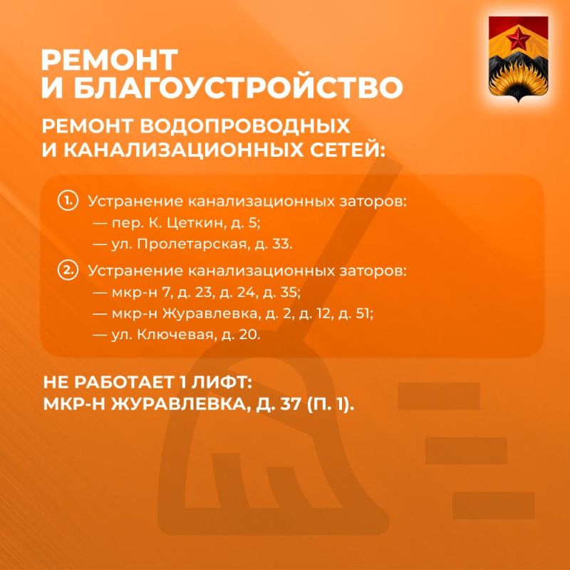 Александр Шатов: Сводка ЖКХ (ремонт и благоустройство) в Шахтерске на 20 мая Александр Шатов: Сводка ЖКХ (ремонт и благоустройство) в Шахтерске на 20 мая