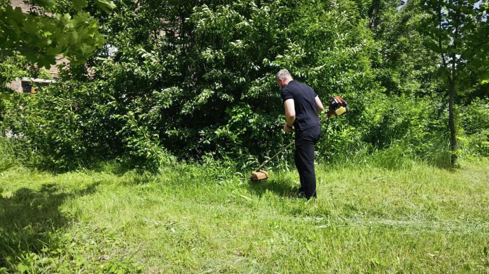 В Кировском внутригородском районе продолжаются работы по благоустройству В Кировском внутригородском районе продолжаются работы по благоустройству