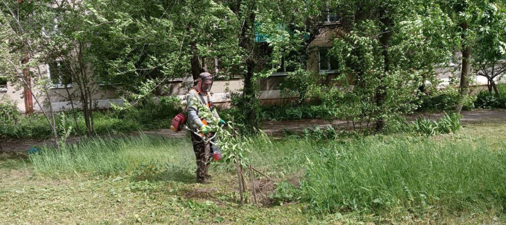 Коммунальщики Ждановки продолжают работу по благоустройству Коммунальщики Ждановки продолжают работу по благоустройству
