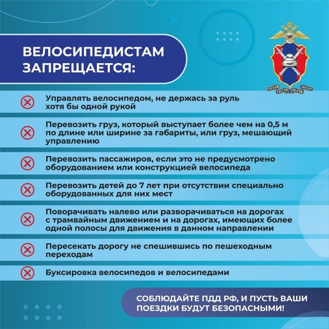 Правила дорожного движения для велосипедистов Правила дорожного движения для велосипедистов