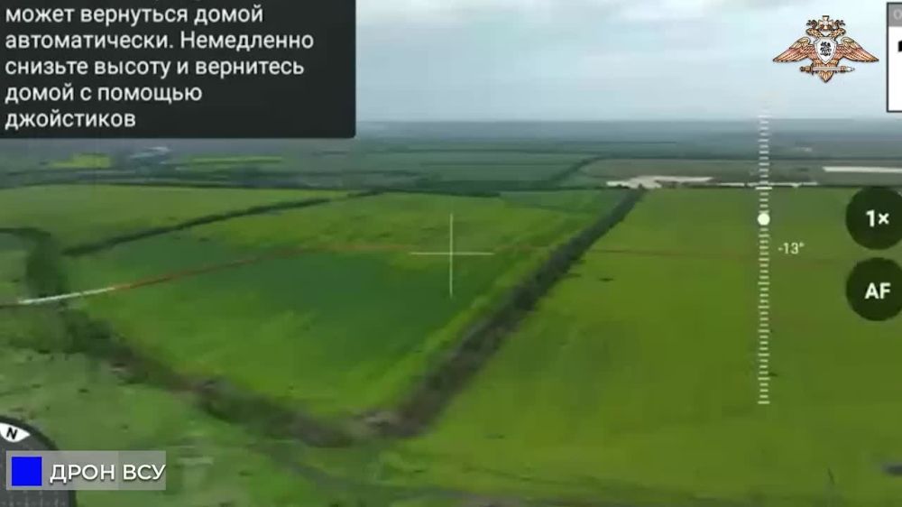 Уничтожение БЛА ВСУ в воздухе дроном-камикадзе 102 мсп