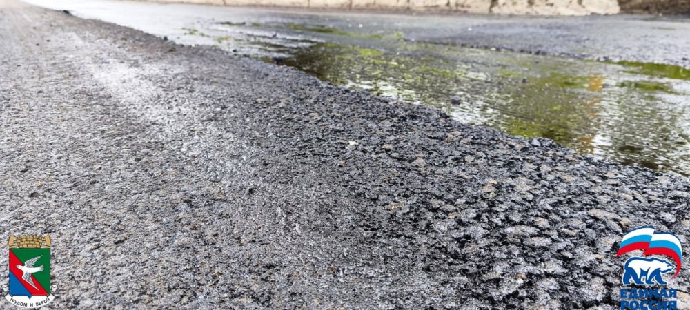 Иван Приходько: Ремонт дорог в поселке Октябрьский Иван Приходько: Ремонт дорог в поселке Октябрьский