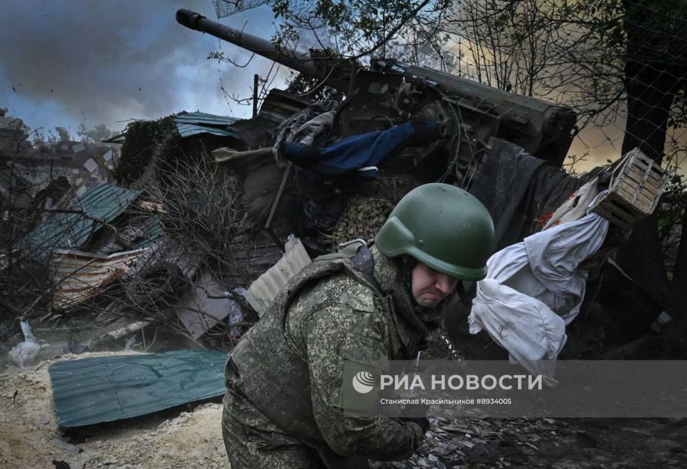 Боевая работа расчёта 152-мм самоходной пушки 2С5 «Гиацинт-С» группировки войск «Центр» на Покровском (Красноармейском) направлении Боевая работа расчёта 152-мм самоходной пушки 2С5 «Гиацинт-С» группировки войск «Центр» на Покровском (Красноармейском) направлении