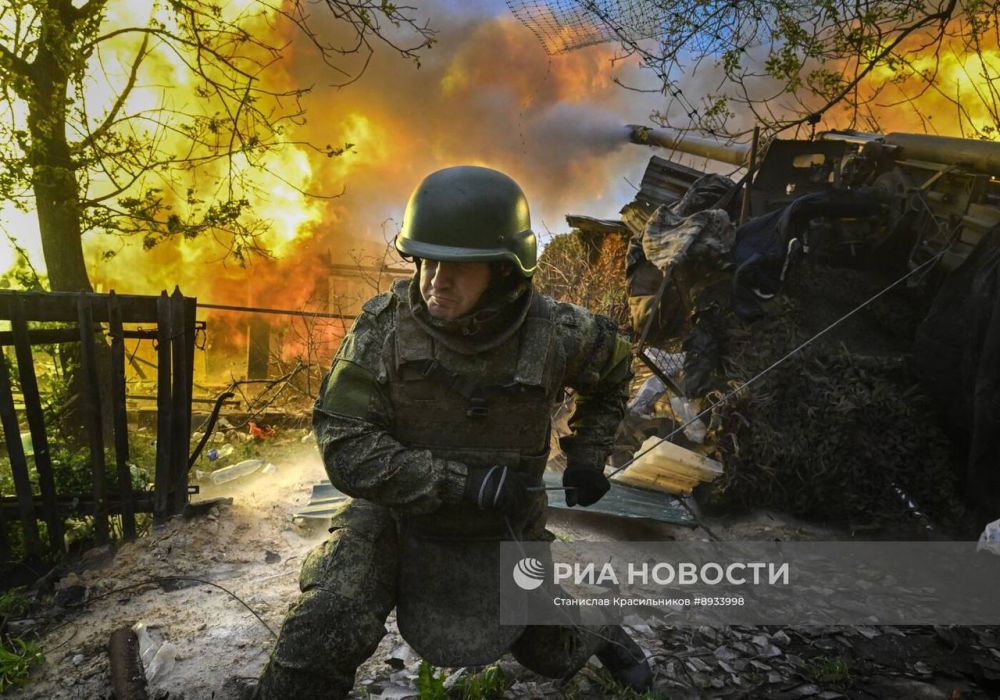 Боевая работа расчёта 152-мм самоходной пушки 2С5 «Гиацинт-С» группировки войск «Центр» на Покровском (Красноармейском) направлении Боевая работа расчёта 152-мм самоходной пушки 2С5 «Гиацинт-С» группировки войск «Центр» на Покровском (Красноармейском) направлении