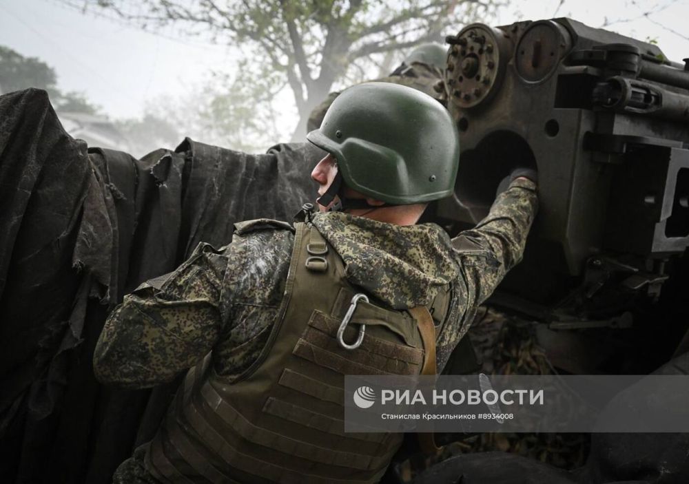 Боевая работа расчёта 152-мм самоходной пушки 2С5 «Гиацинт-С» группировки войск «Центр» на Покровском (Красноармейском) направлении Боевая работа расчёта 152-мм самоходной пушки 2С5 «Гиацинт-С» группировки войск «Центр» на Покровском (Красноармейском) направлении