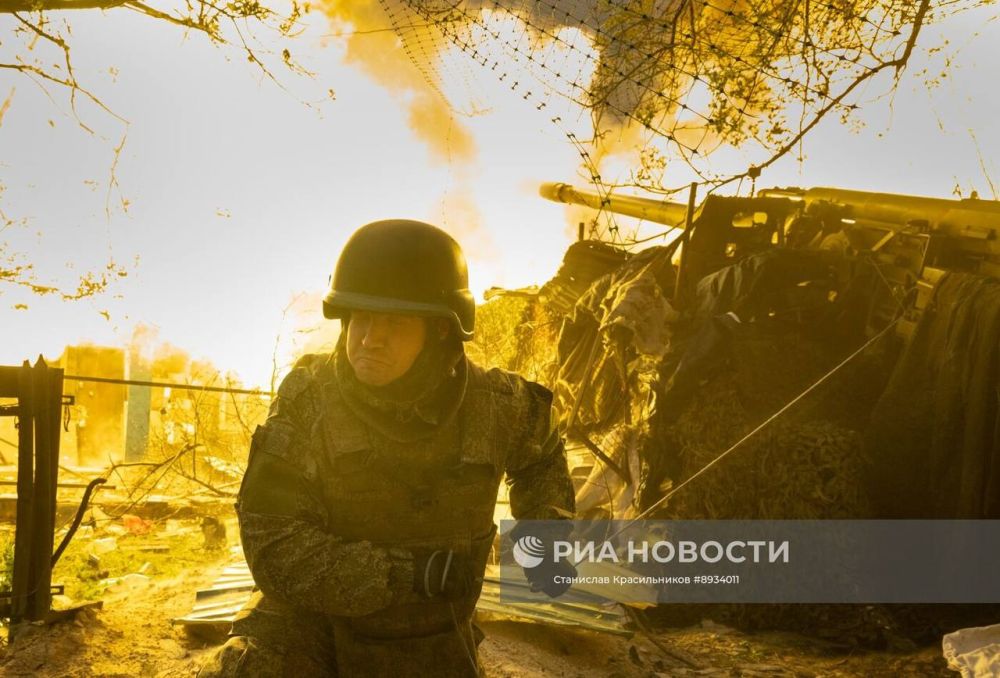 Боевая работа расчёта 152-мм самоходной пушки 2С5 «Гиацинт-С» группировки войск «Центр» на Покровском (Красноармейском) направлении Боевая работа расчёта 152-мм самоходной пушки 2С5 «Гиацинт-С» группировки войск «Центр» на Покровском (Красноармейском) направлении