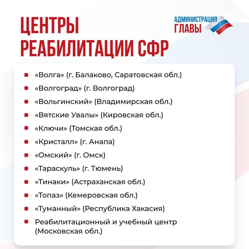 Игорь Лызов: Демобилизованные участники СВО могут восстановить свое здоровье в реабилитационных центрах Социального фонда России Игорь Лызов: Демобилизованные участники СВО могут восстановить свое здоровье в реабилитационных центрах Социального фонда России