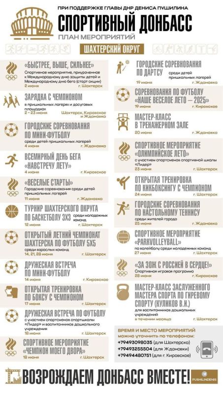 В июне стартует акция «Спортивный Донбасс» В июне стартует акция «Спортивный Донбасс»