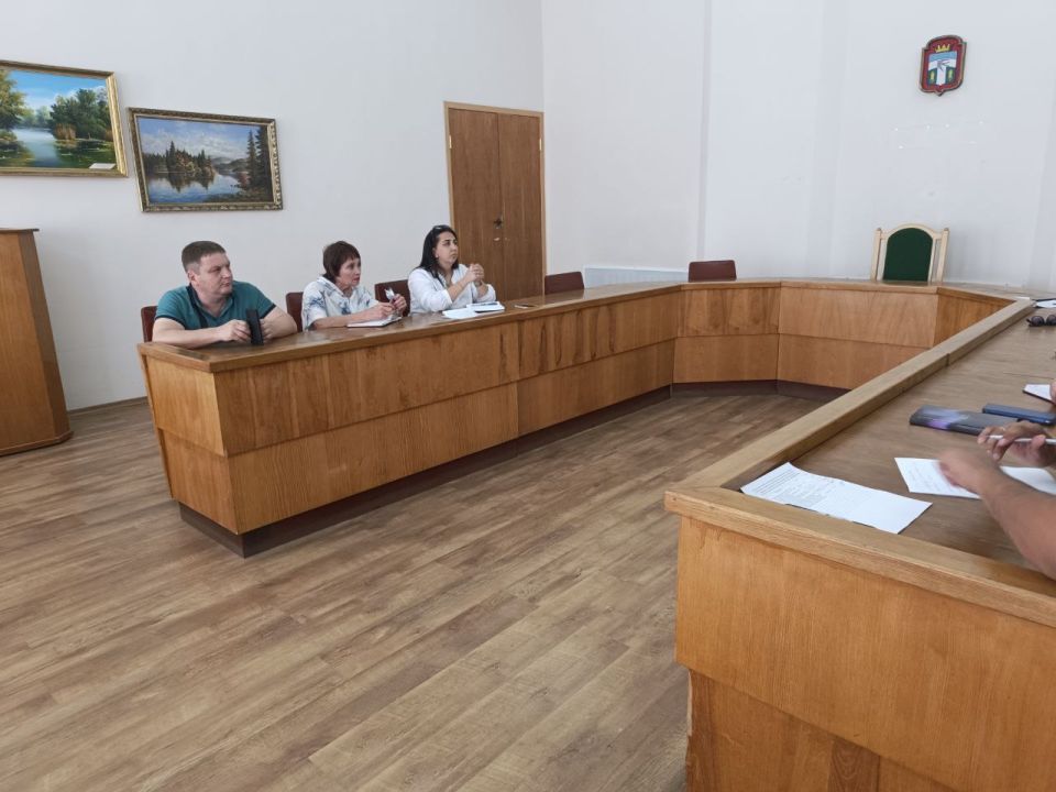 Наталья Великодная: Сегодня, с целью мониторинга подготовки объектов жилищно-коммунального хозяйства, социальной сферы и жилищного фонда Администрацией Тельмановского муниципального округа проведено заседание штаба по... Наталья Великодная: Сегодня, с целью мониторинга подготовки объектов жилищно-коммунального хозяйства, социальной сферы и жилищного фонда Администрацией Тельмановского муниципального округа проведено заседание штаба по...