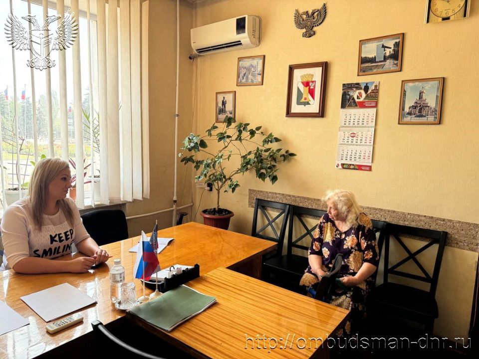 Дарья Морозова: 4 июня в городе Енакиево состоялся выездной прием граждан, организованный аппаратом Уполномоченного по правам человека в Донецкой Народной Республике