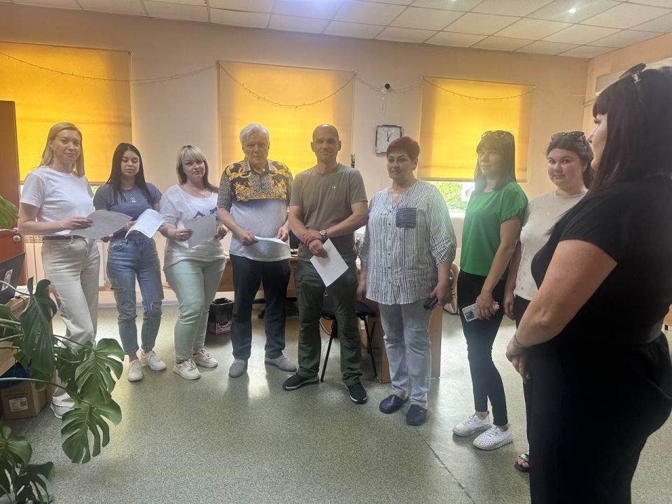 Руководитель Управы Центрально-Городского внутригородского района Владимир Меша провел встречу с трудовым коллективом Отделения г. Макеевки ГК «ДОНТЕХНОЛОГИИ» ФИЛИАЛ № 5 «Ритуал» Руководитель Управы Центрально-Городского внутригородского района Владимир Меша провел встречу с трудовым коллективом Отделения г. Макеевки ГК «ДОНТЕХНОЛОГИИ» ФИЛИАЛ № 5 «Ритуал»