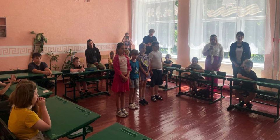 Ветераны-защитники Донбасса провели урок мужества для школьников Ветераны-защитники Донбасса провели урок мужества для школьников