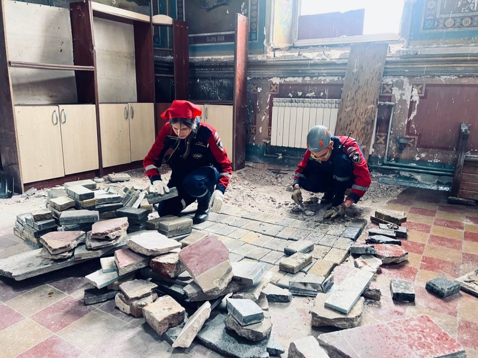 Завершена гуманитарная миссия в Никольском монастыре под Угледаром Завершена гуманитарная миссия в Никольском монастыре под Угледаром