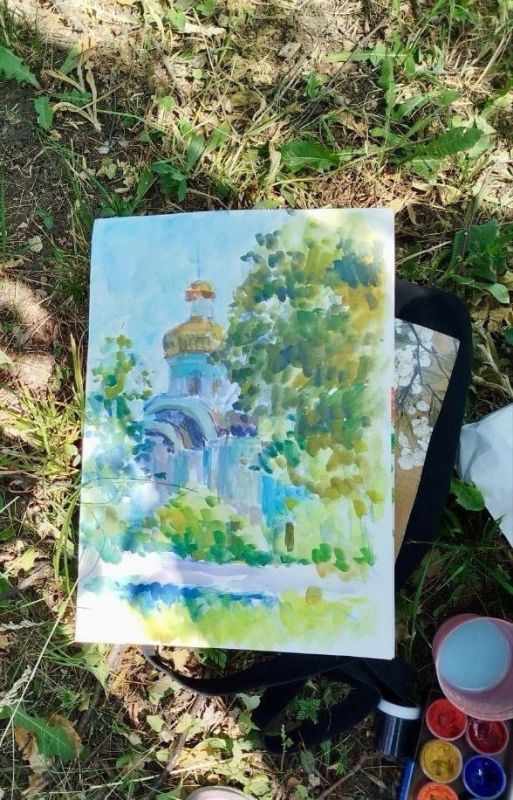 6 июня в процессе деятельности секции преподавателей художественной школы и художественных отделений школ искусств города, состоялся выездной пленэр 6 июня в процессе деятельности секции преподавателей художественной школы и художественных отделений школ искусств города, состоялся выездной пленэр