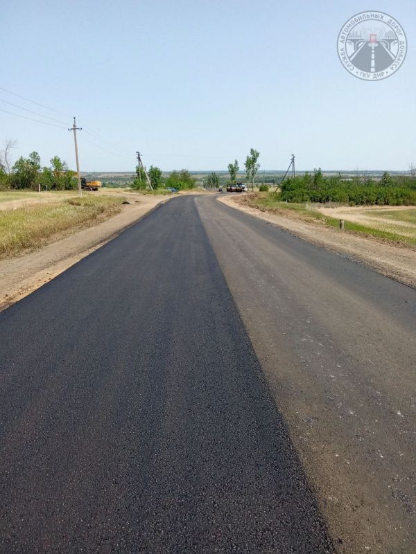 Продолжаем рассказывать о ходе ремонта межмуниципальных трасс в ДНР Продолжаем рассказывать о ходе ремонта межмуниципальных трасс в ДНР