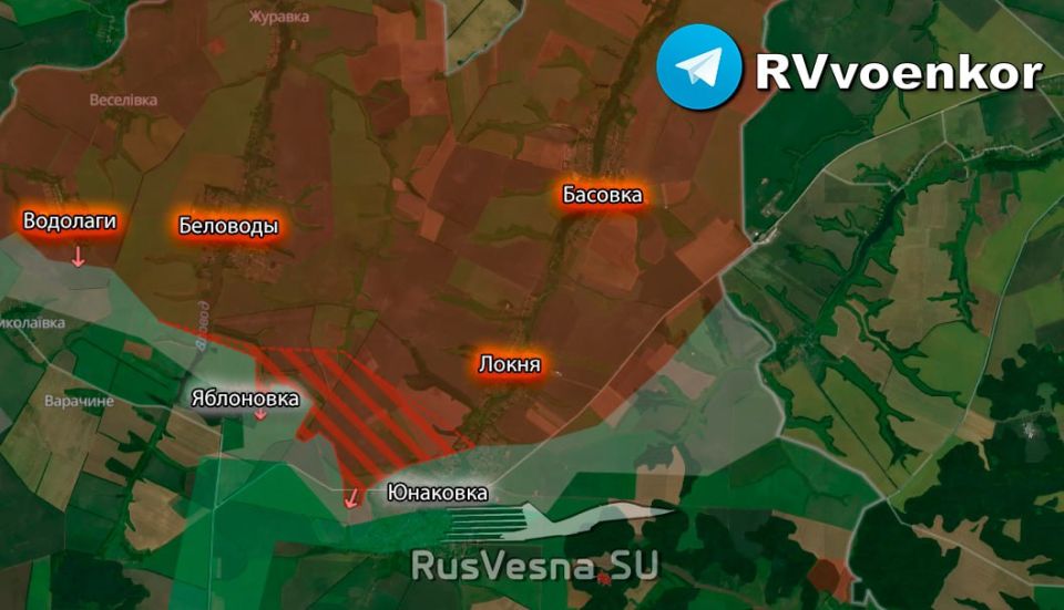 Российская армия добилась значительных успехов в наступлении на Сумскую и Запорожскую области, сообщают военкоры "Русской Весны" Российская армия добилась значительных успехов в наступлении на Сумскую и Запорожскую области, сообщают военкоры "Русской Весны"