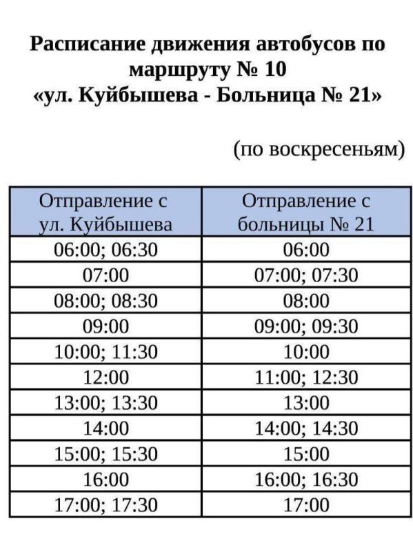 Вниманию пассажиров!. ГУП ДНР "ДОНБАССКАЯ ТРАНСПОРТНАЯ КОМПАНИЯ" информирует о расписании движения автобусных маршрутов №№ 10, 19, 19А в выходные и праздничные дни Вниманию пассажиров!. ГУП ДНР "ДОНБАССКАЯ ТРАНСПОРТНАЯ КОМПАНИЯ" информирует о расписании движения автобусных маршрутов №№ 10, 19, 19А в выходные и праздничные дни