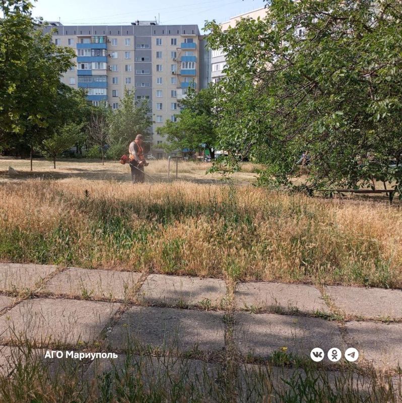 «Мариупольжилкомплекс» провел масштабные работы по благоустройству территорий многоквартирного жилого фонда «Мариупольжилкомплекс» провел масштабные работы по благоустройству территорий многоквартирного жилого фонда