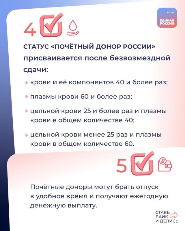 14 июня — Всемирный день донора крови 14 июня — Всемирный день донора крови