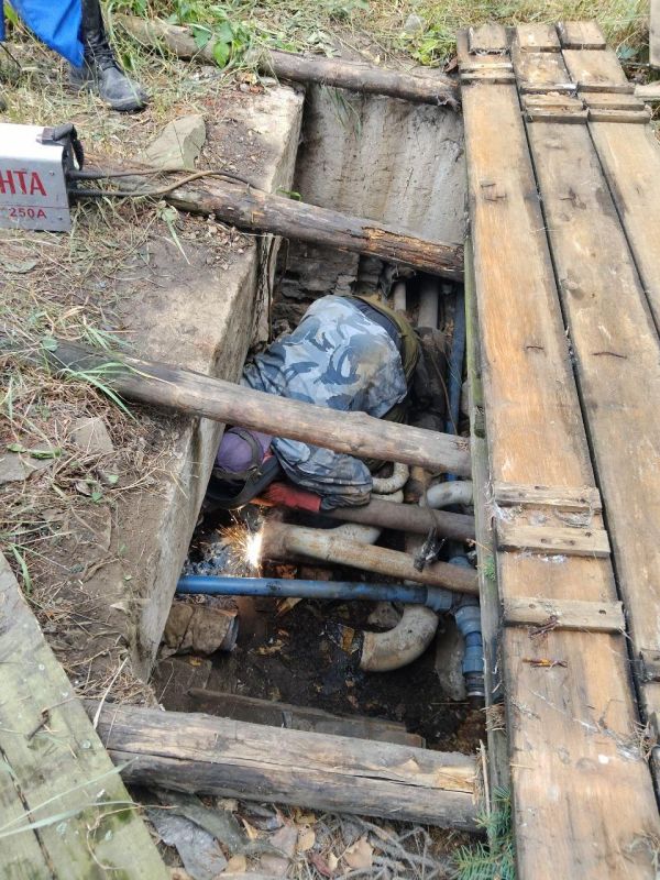 Бригада владимирского водоканала продолжает работы на теплосетях Кировского Бригада владимирского водоканала продолжает работы на теплосетях Кировского
