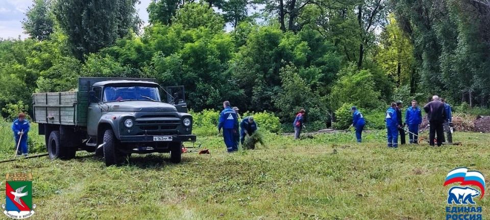 Роман Конев: Горловские активисты и сторонники Единой России присоединились к масштабному партийному проекту по благоустройству
