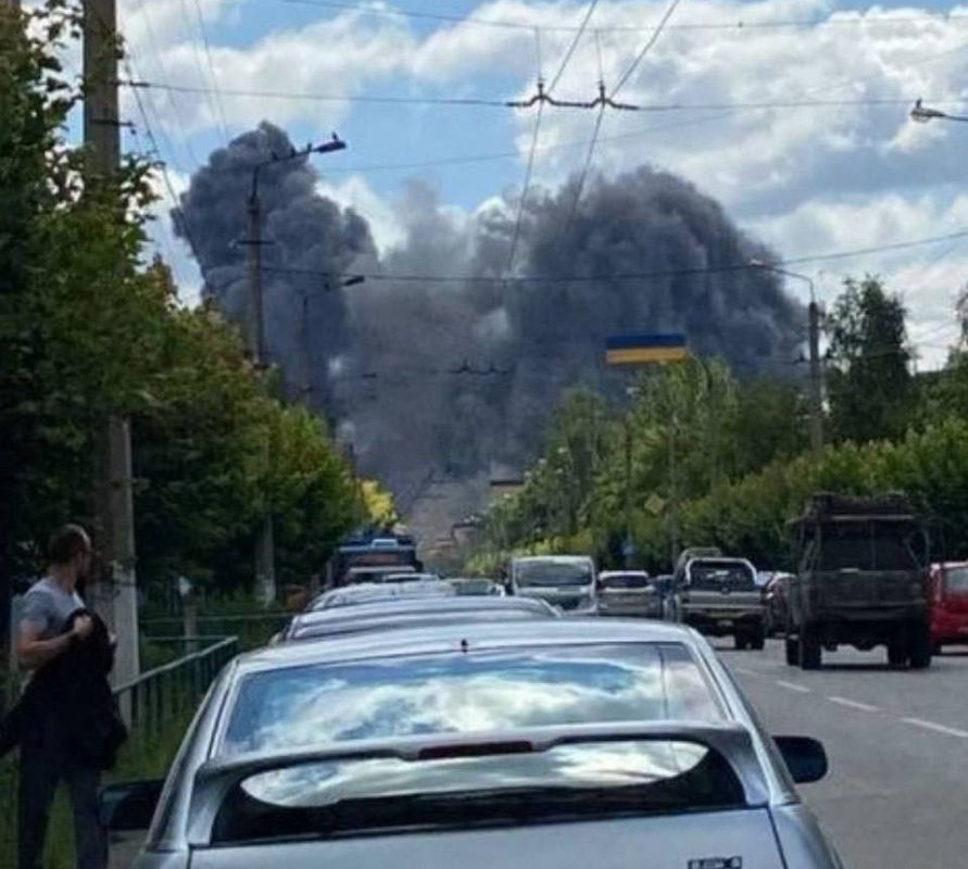 Мощный прилет в подконтрольном ВСУ Краматорске