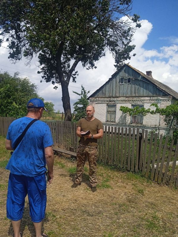 Выездной прием граждан провел депутат Иловайского городского совета Донецкой Народной Республики Анищенко Валерий Евгеньевич