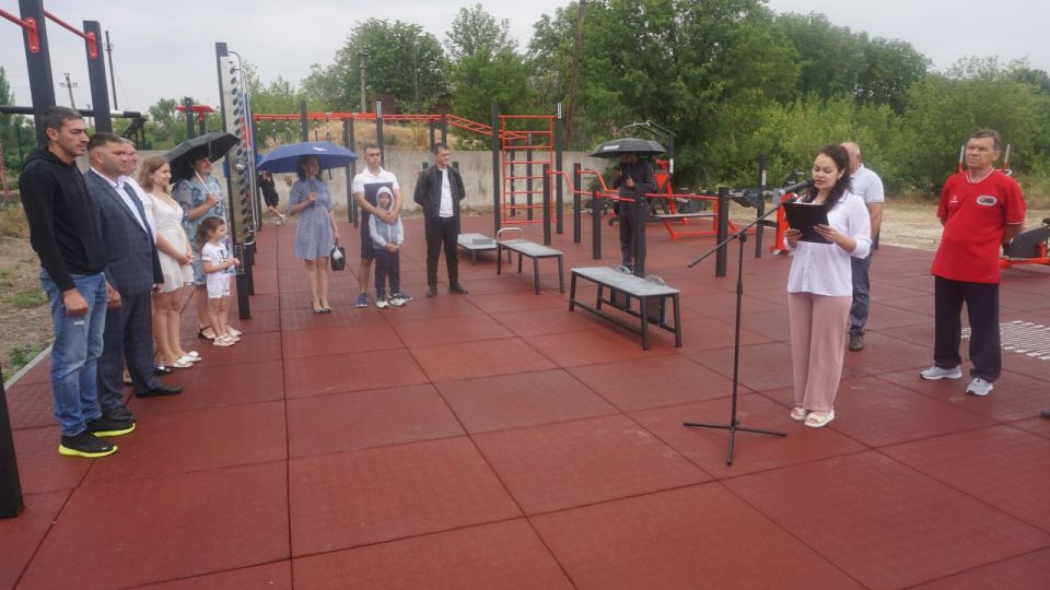 Борис Трима: ГТО для всех: новая спортплощадка для подготовки и сдачи нормативов открыта в Мангуше Борис Трима: ГТО для всех: новая спортплощадка для подготовки и сдачи нормативов открыта в Мангуше