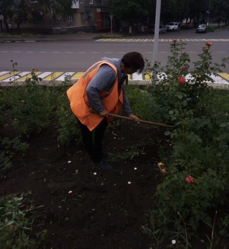 Коммунальщики Снежного продолжают благоустраивать территории общего пользования Коммунальщики Снежного продолжают благоустраивать территории общего пользования