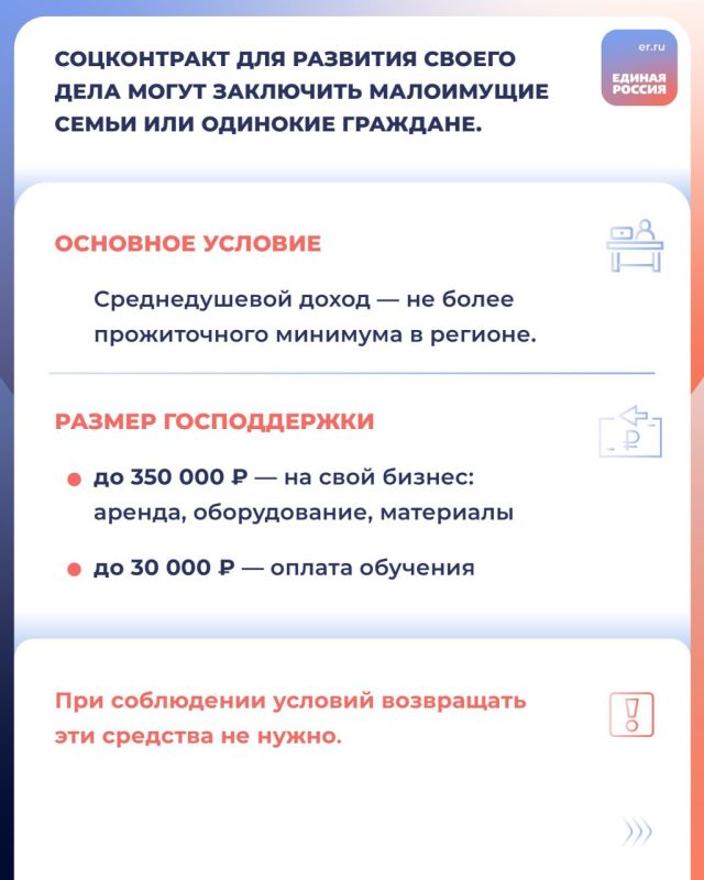 Хотите открыть своё дело, но нет стартового капитала? Люди в трудной жизненной ситуации могут получить от государства до 350 000 Хотите открыть своё дело, но нет стартового капитала? Люди в трудной жизненной ситуации могут получить от государства до 350 000