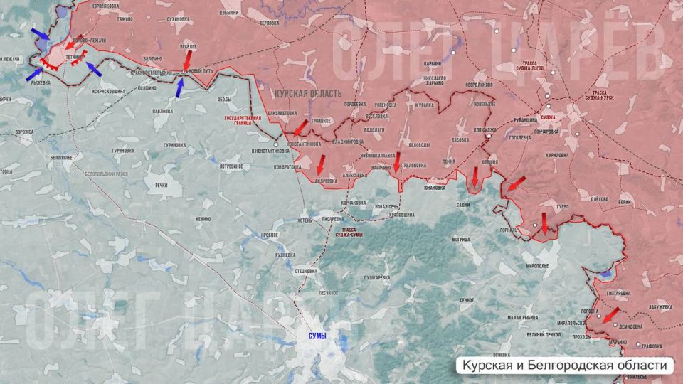 Олег Царёв: Фронтовая сводка 5 июля. На Херсонском направлении ВС РФ нарастили количество ударов по целям ВСУ в ряде населенных пунктов, включая Херсон Олег Царёв: Фронтовая сводка 5 июля. На Херсонском направлении ВС РФ нарастили количество ударов по целям ВСУ в ряде населенных пунктов, включая Херсон