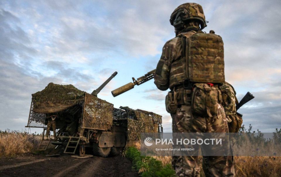 Работа 152-мм колёсной САУ 2С44 «Гиацинт-К» на Покровском направлении Работа 152-мм колёсной САУ 2С44 «Гиацинт-К» на Покровском направлении