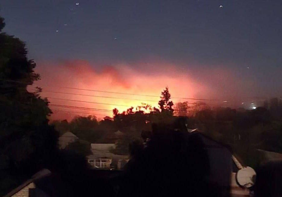 Ночной Славянск под «Геранями» Ночной Славянск под «Геранями»