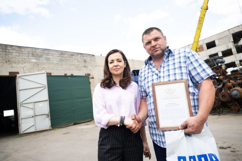 «Русские наладили полный цикл производства», — Леонид Слуцкий посетил завод «Азов Трак» в Мариуполе «Русские наладили полный цикл производства», — Леонид Слуцкий посетил завод «Азов Трак» в Мариуполе
