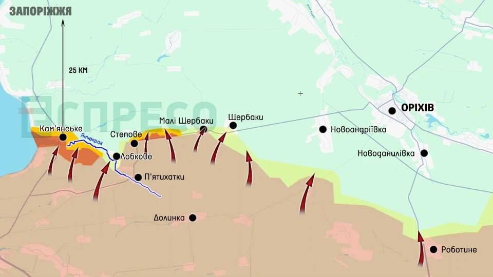 Офицер ВСУ: армия России начала масштабное наступление по всей линии фронта в Запорожье впервые за три года Офицер ВСУ: армия России начала масштабное наступление по всей линии фронта в Запорожье впервые за три года